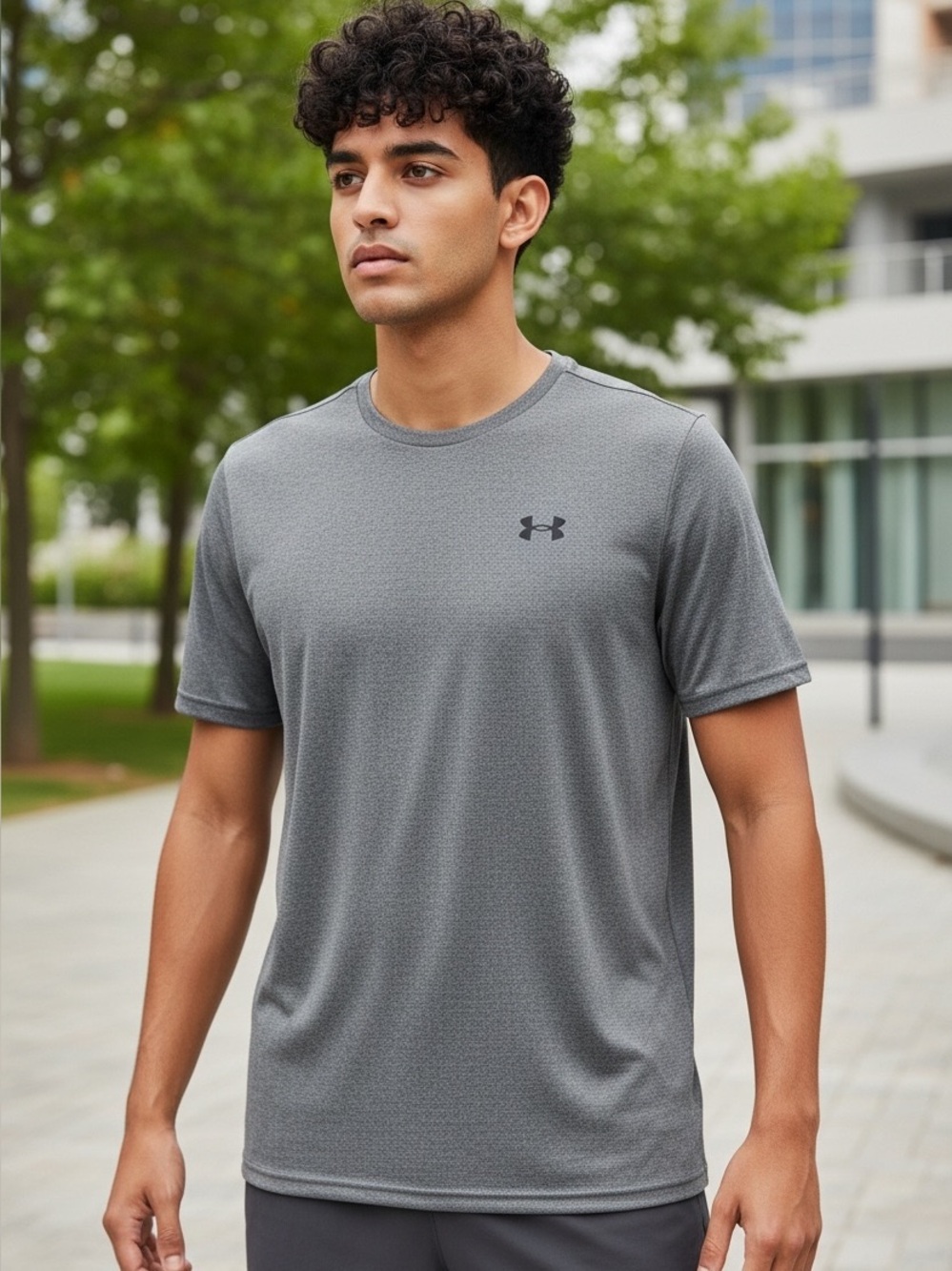 Under Armour The Tech Tee Charcoal Gray Sz 2XL